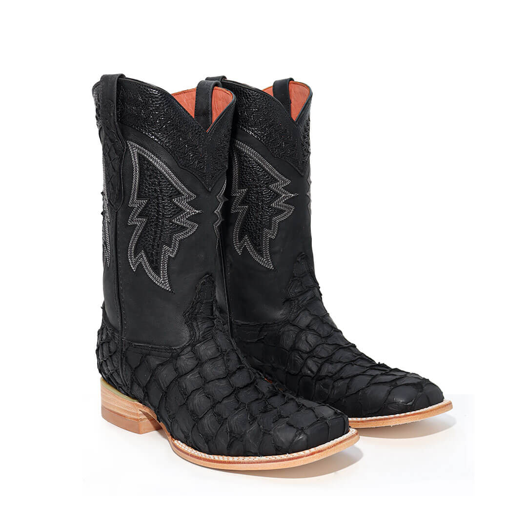 Bota Bulldog de Pirarucú Negro BT204
