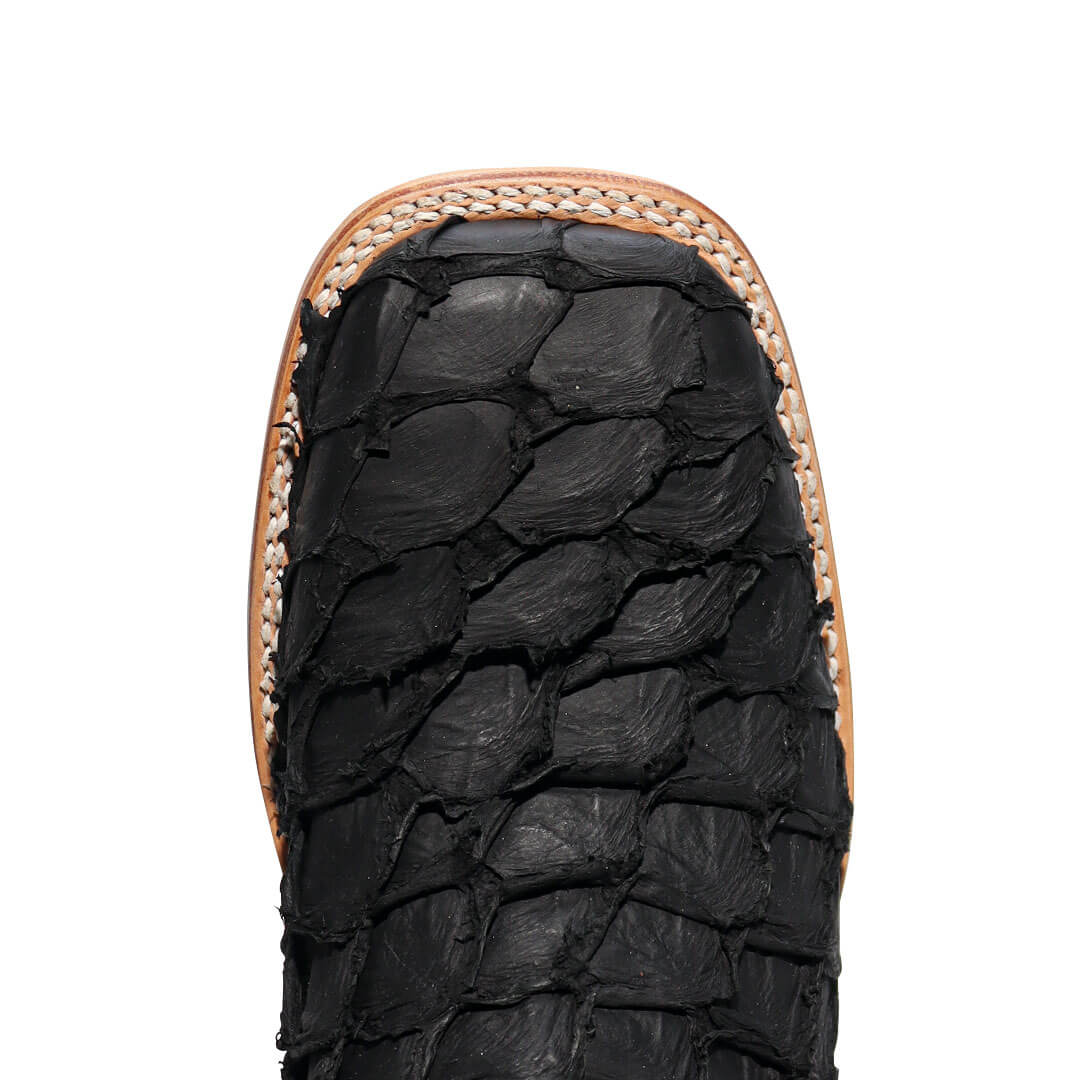 Bota Bulldog de Pirarucú Negro BT204
