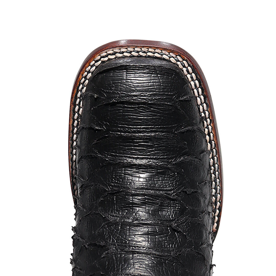 Bota Cabal De Python Grabado Negro BT504