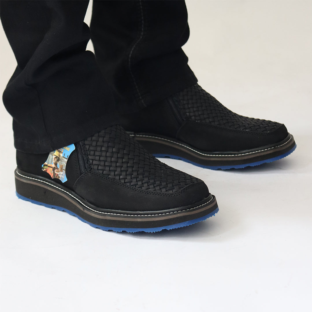 Botin Doble Densidad de Petatillo Suela Azul BT403