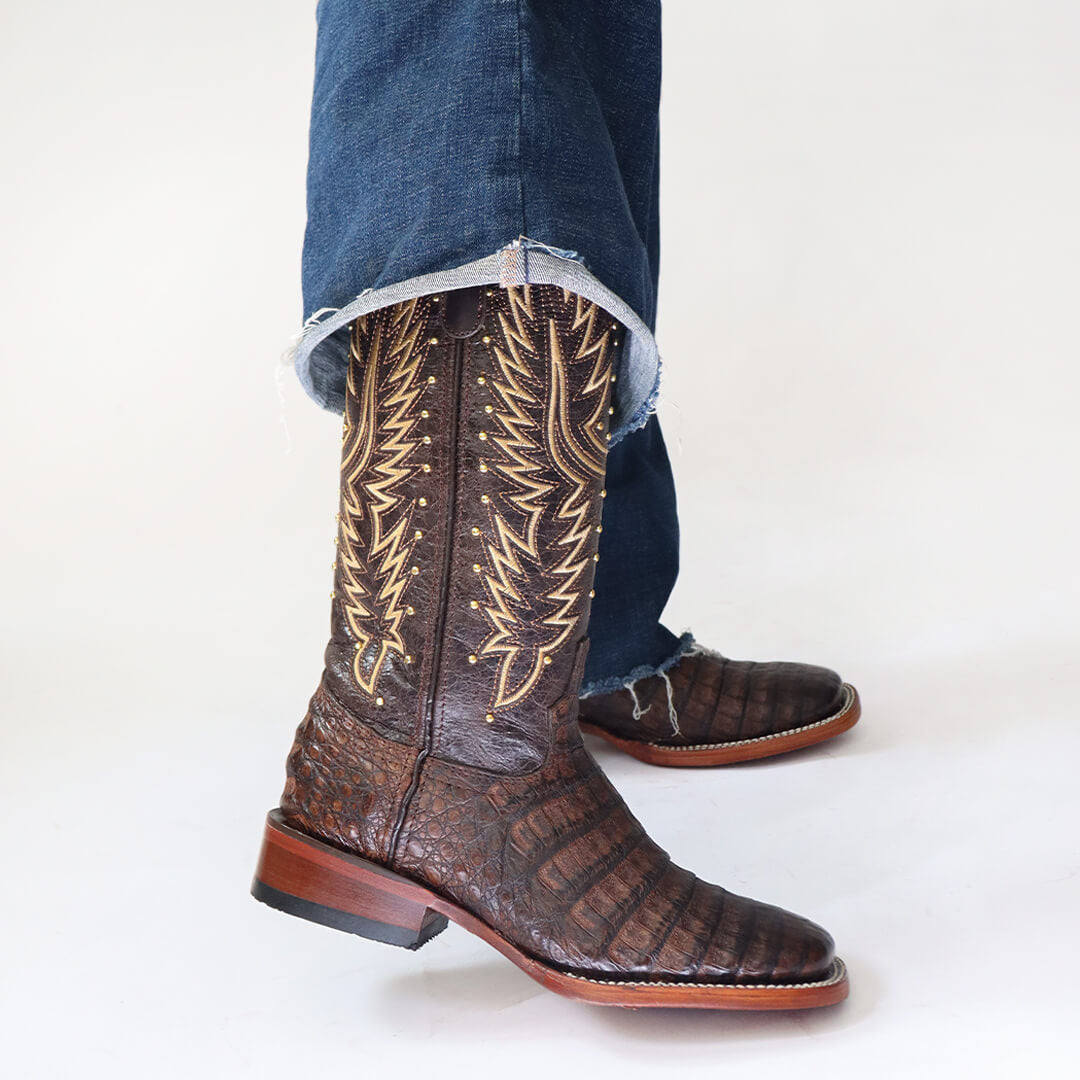 Bota Cabal de Caimán Belly Tabaco BT602