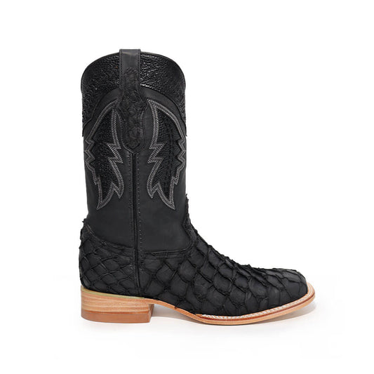 Bota Bulldog de Pirarucú Negro BT204